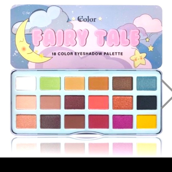 18 Shades Eyeshadow High Pigmented Colors ‘Fairy Tale’ WET/DRY NEW Mirror Tin - Picture 9 of 9